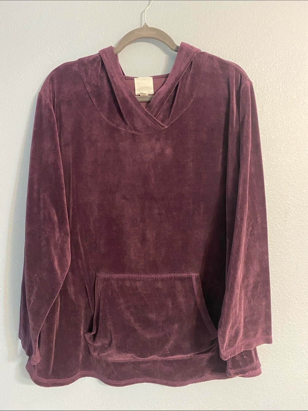 Sunday Plush Hooded Pullover Sweater - Mauve Plum